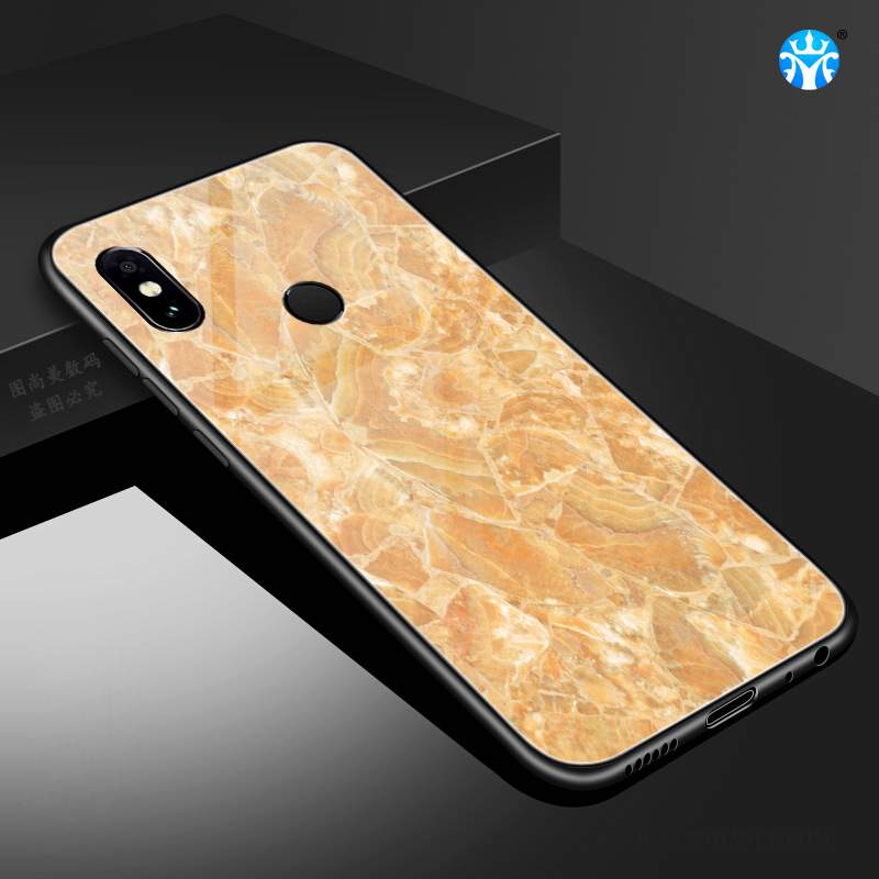 Redmi Note 6 Pro Coque De Téléphone Grand Modèle Fleurie Étui Verre