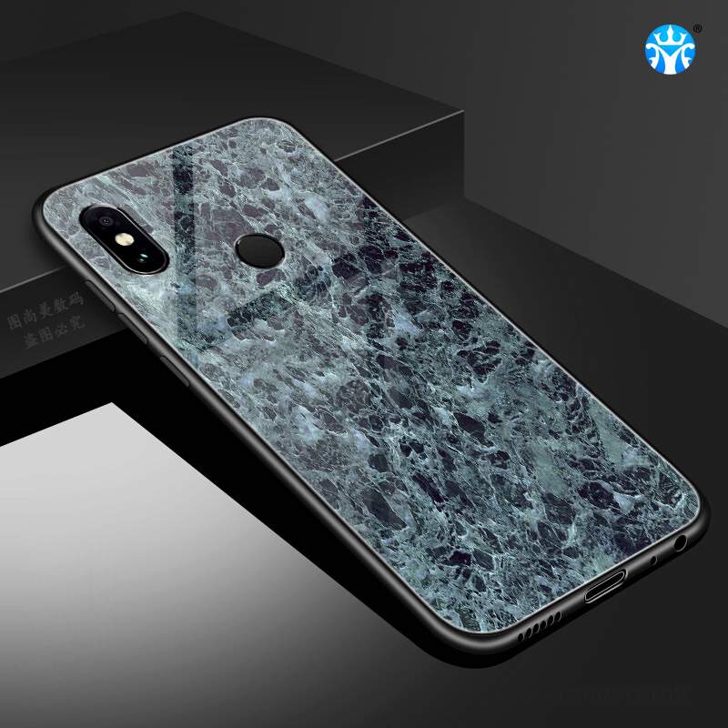 Redmi Note 6 Pro Coque De Téléphone Grand Modèle Fleurie Étui Verre