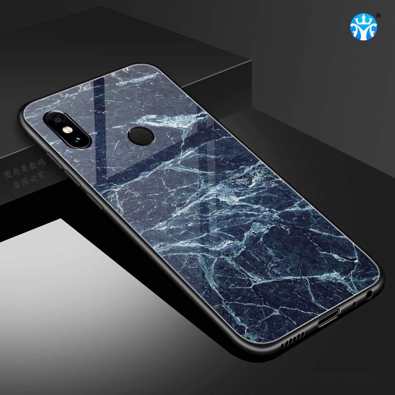 Redmi Note 6 Pro Coque De Téléphone Grand Modèle Fleurie Étui Verre