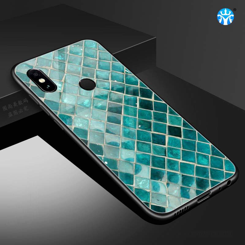 Redmi Note 6 Pro Coque De Téléphone Grand Modèle Fleurie Étui Verre