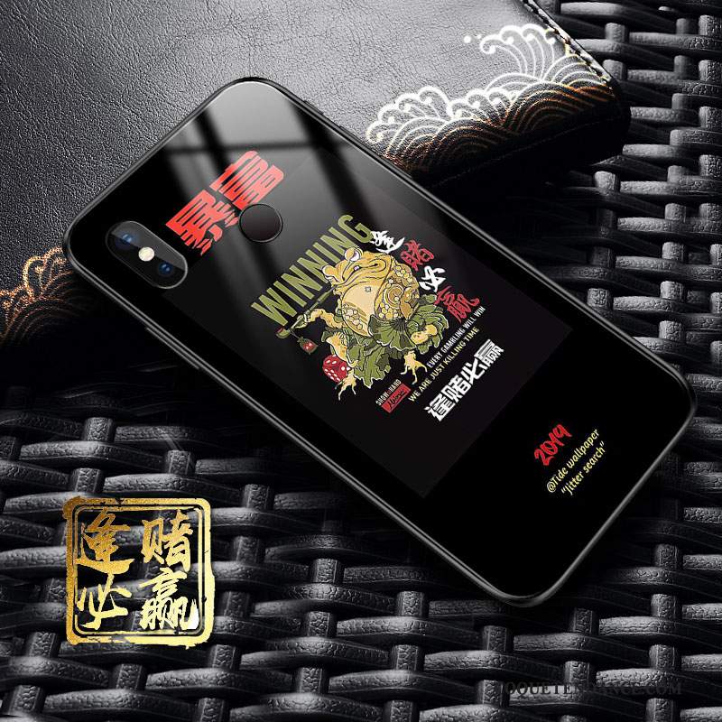 Redmi Note 6 Pro Coque De Téléphone Tendance Verre Rose Nouveau