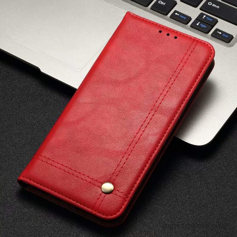 Redmi Note 6 Pro Coque Incassable Tout Compris De Téléphone Étui Rouge
