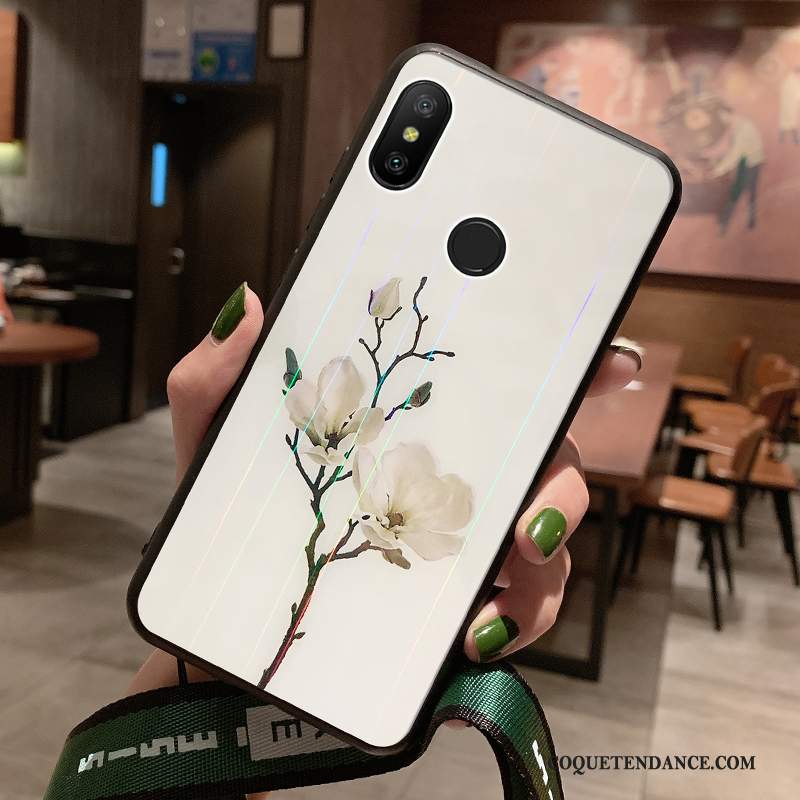 Redmi Note 6 Pro Coque Petit Incassable Étui Vert Silicone