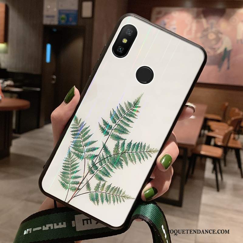 Redmi Note 6 Pro Coque Petit Incassable Étui Vert Silicone