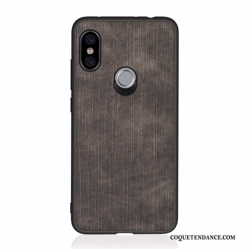 Redmi Note 6 Pro Coque Pour En Denim De Téléphone Rouge Protection