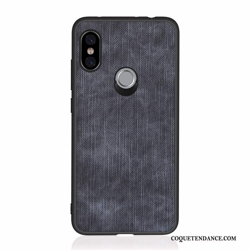 Redmi Note 6 Pro Coque Pour En Denim De Téléphone Rouge Protection