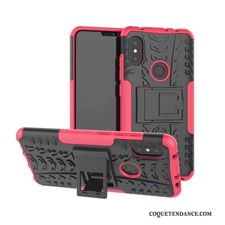 Redmi Note 6 Pro Coque Silicone Protection Rouge Tout Compris Petit