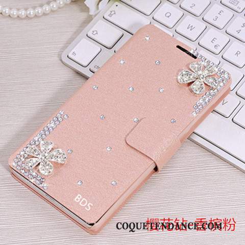 Redmi Note 6 Pro Coque Tout Compris Tendance Strass Personnalité Rouge