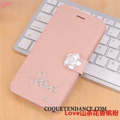 Redmi Note 6 Pro Coque Tout Compris Tendance Strass Personnalité Rouge