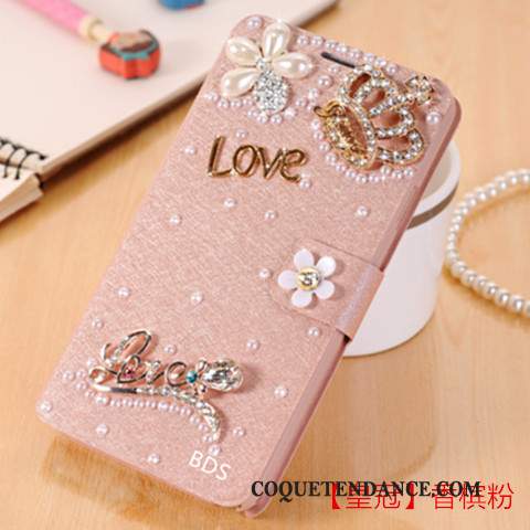 Redmi Note 6 Pro Coque Tout Compris Tendance Strass Personnalité Rouge