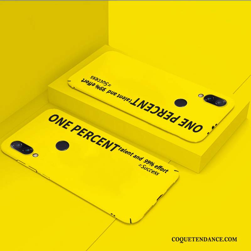 Redmi Note 7 Coque Créatif Simple Amoureux De Téléphone Délavé En Daim