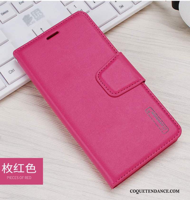 Redmi Note 7 Coque Housse Tout Compris Rouge Protection Rose