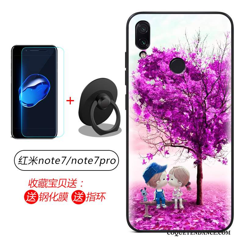 Redmi Note 7 Coque Étui Silicone Fluide Doux Coque De Téléphone