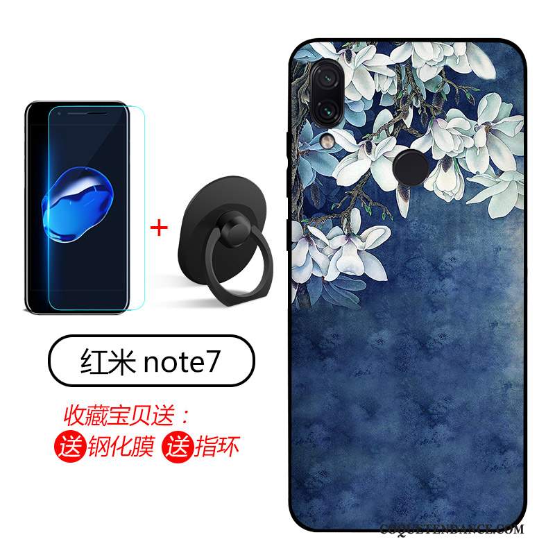 Redmi Note 7 Coque Étui Silicone Fluide Doux Coque De Téléphone