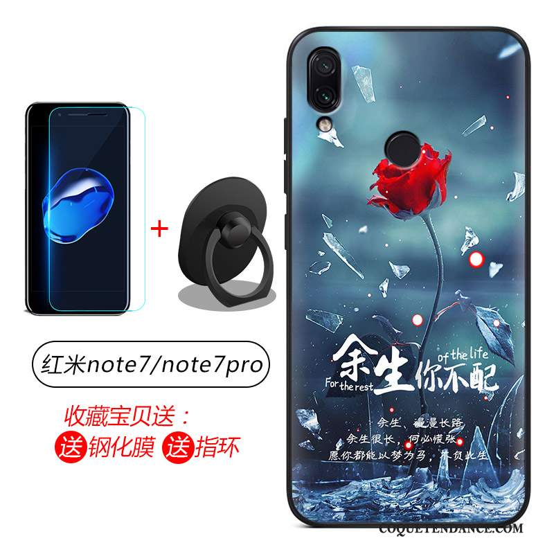 Redmi Note 7 Coque Étui Silicone Fluide Doux Coque De Téléphone