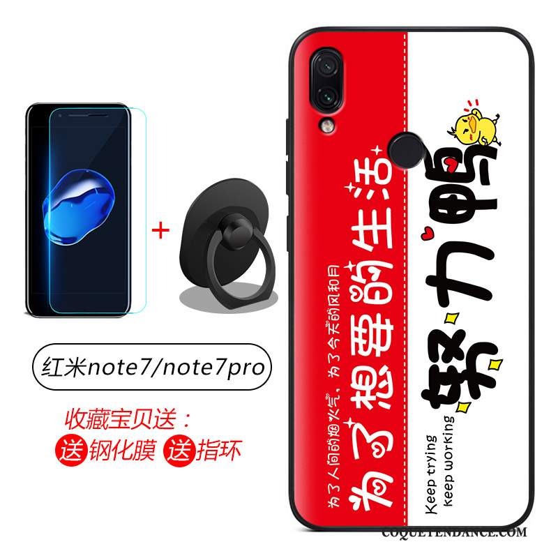 Redmi Note 7 Coque Étui Silicone Fluide Doux Coque De Téléphone