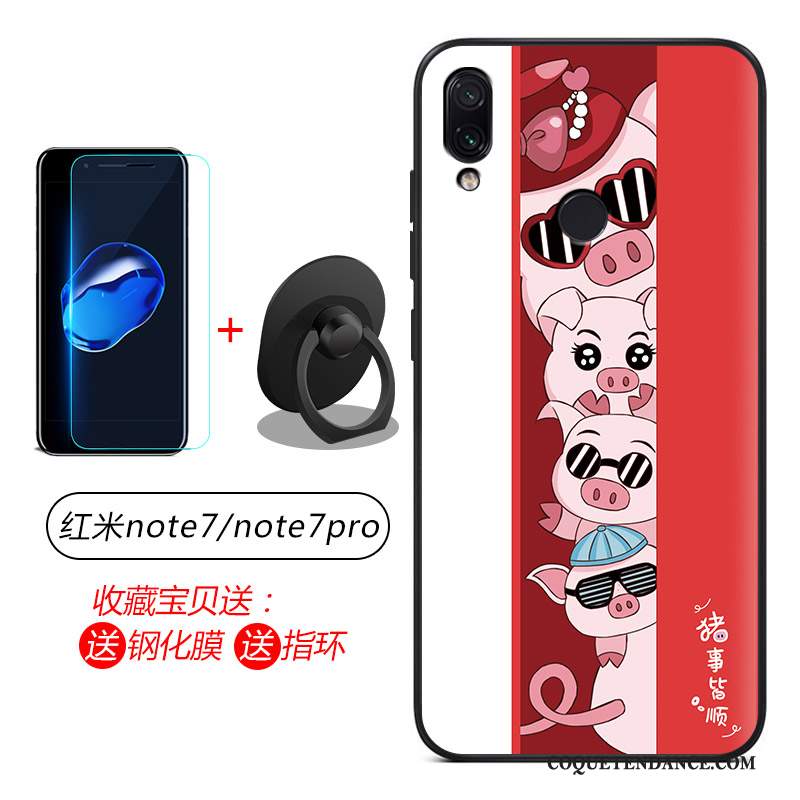 Redmi Note 7 Coque Étui Silicone Fluide Doux Coque De Téléphone