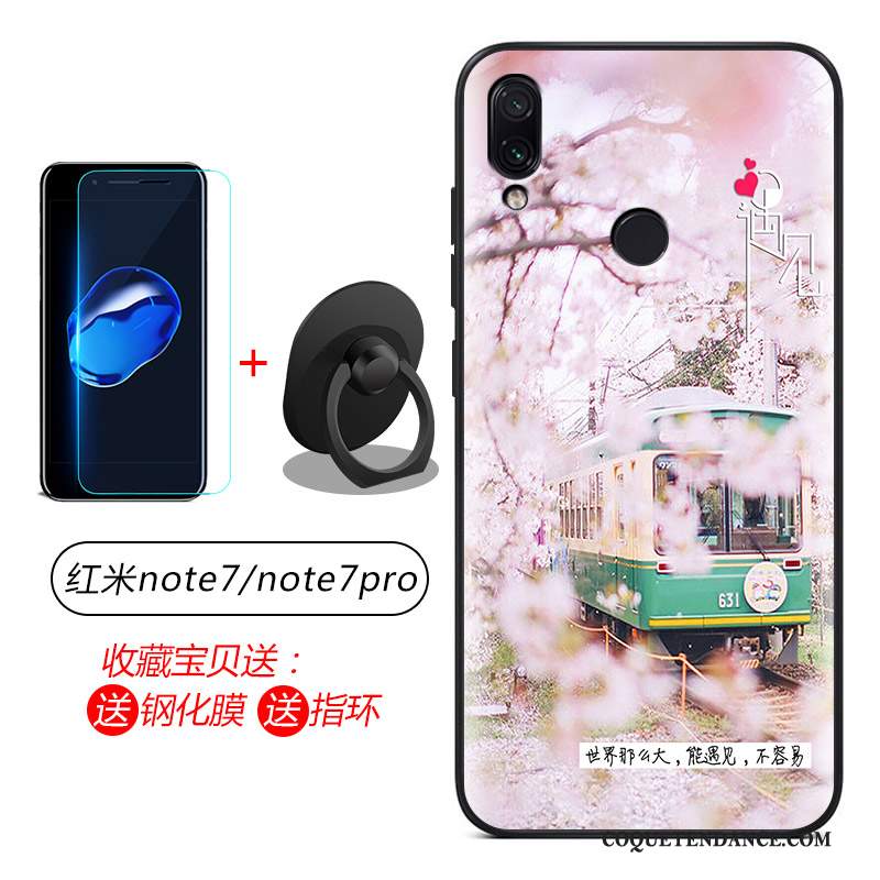 Redmi Note 7 Coque Étui Silicone Fluide Doux Coque De Téléphone