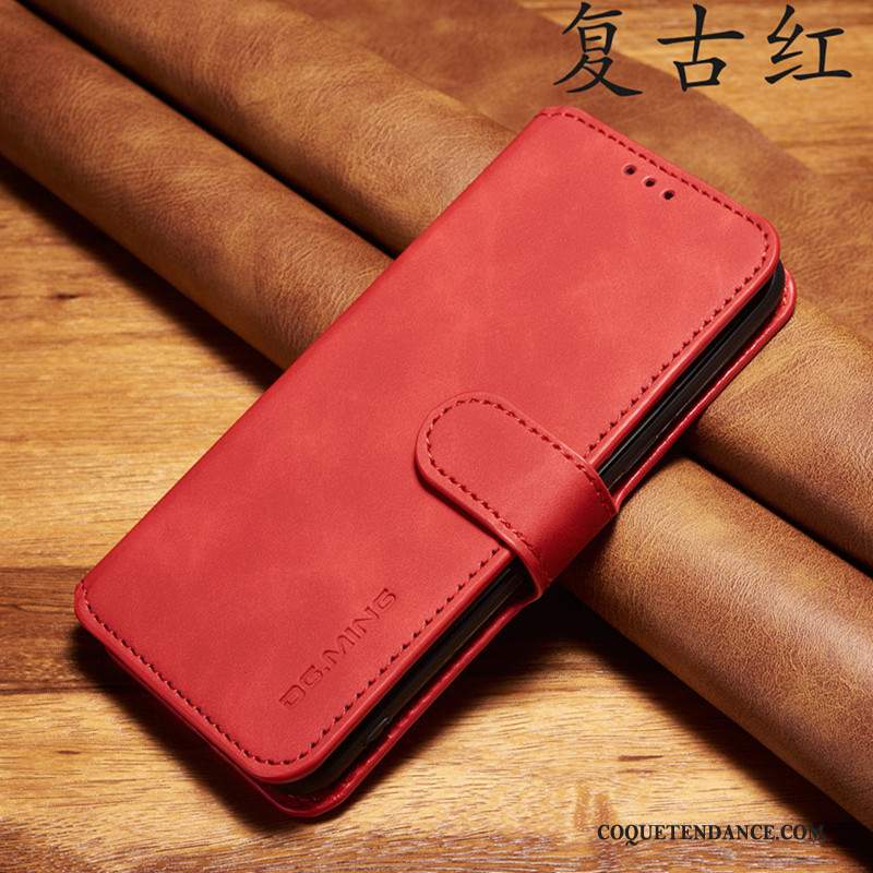 Redmi Note 7 Coque Étui Étui En Cuir Housse Protection Fluide Doux