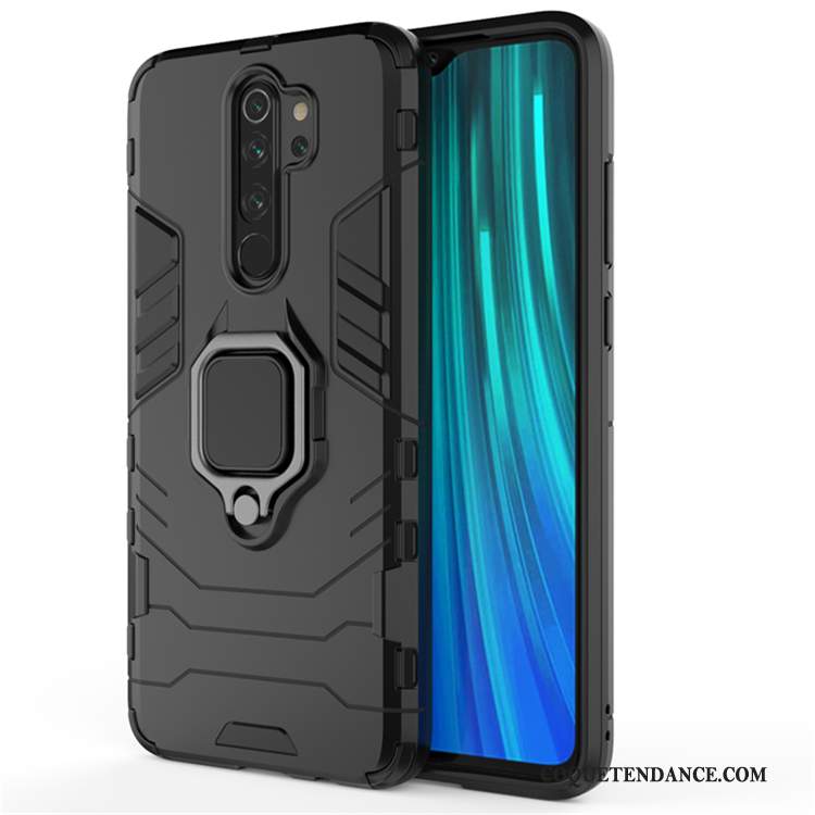 Redmi Note 8 Pro Coque Anneau Rouge Étui Petit