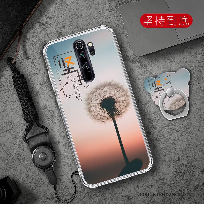 Redmi Note 8 Pro Coque Cœur Fluide Doux Rouge Tendance De Téléphone