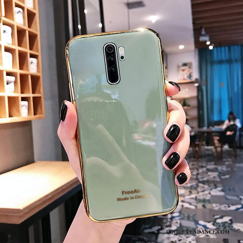 Redmi Note 8 Pro Coque Incassable Fluide Doux Vert Rouge Vert Foncé