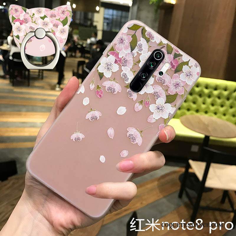 Redmi Note 8 Pro Coque Nouveau Étui Sakura De Téléphone Silicone