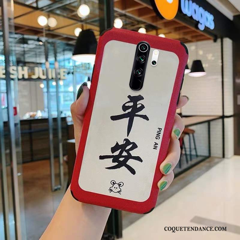 Redmi Note 8 Pro Coque Personnalité Gaufrage Tempérer De Téléphone Membrane