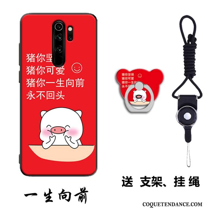 Redmi Note 8 Pro Coque Petit Personnalité De Téléphone Support Rouge