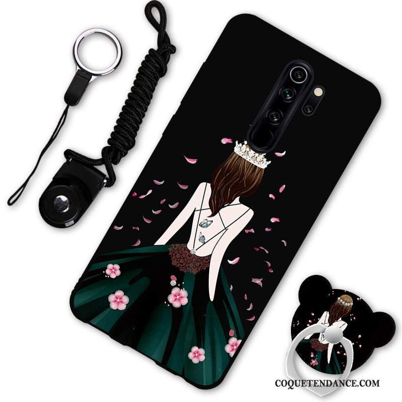 Redmi Note 8 Pro Coque Support Dessin Animé Rouge De Téléphone Ornements Suspendus