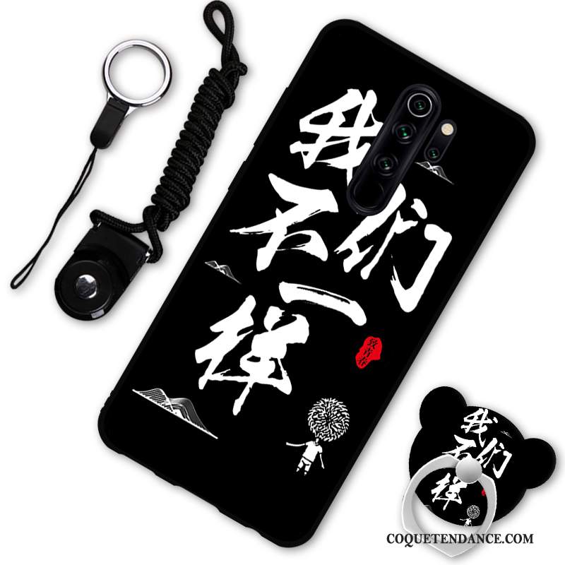 Redmi Note 8 Pro Coque Support Dessin Animé Rouge De Téléphone Ornements Suspendus