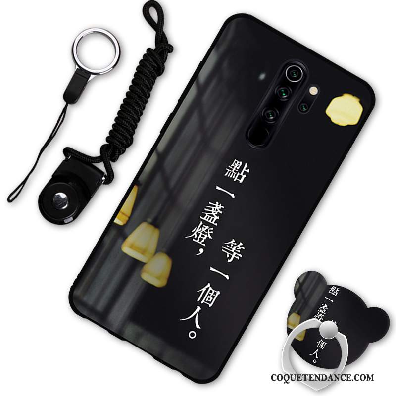 Redmi Note 8 Pro Coque Support Dessin Animé Rouge De Téléphone Ornements Suspendus