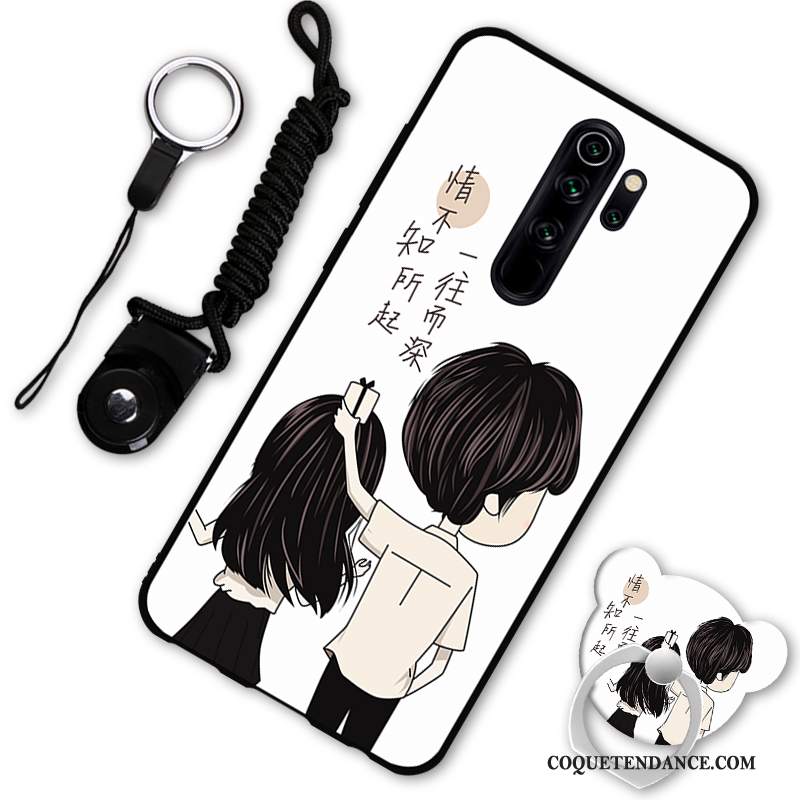 Redmi Note 8 Pro Coque Support Dessin Animé Rouge De Téléphone Ornements Suspendus