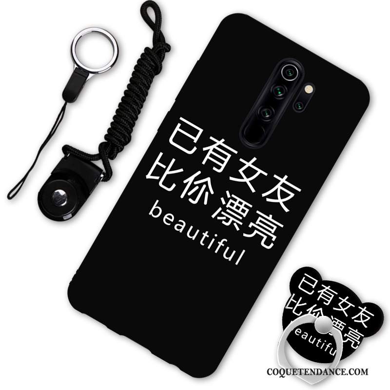 Redmi Note 8 Pro Coque Support Dessin Animé Rouge De Téléphone Ornements Suspendus