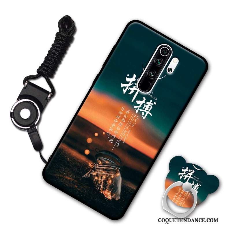 Redmi Note 8 Pro Coque Tendance Ornements Suspendus Support Fluide Doux Incassable