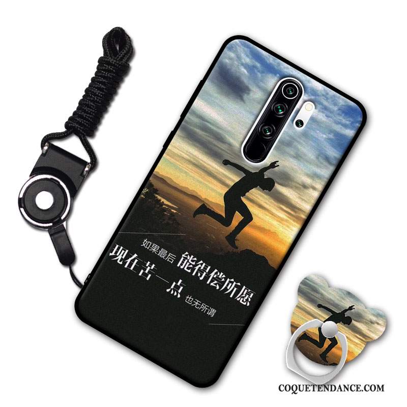 Redmi Note 8 Pro Coque Tendance Ornements Suspendus Support Fluide Doux Incassable