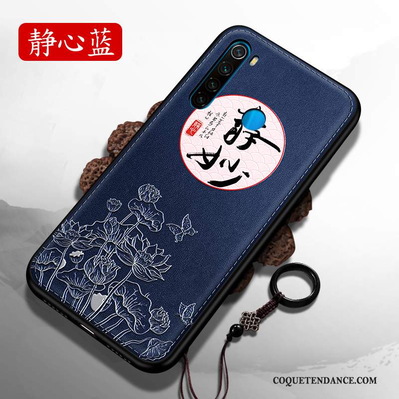 Redmi Note 8t Coque Silicone Style Chinois Rouge Petit Incassable