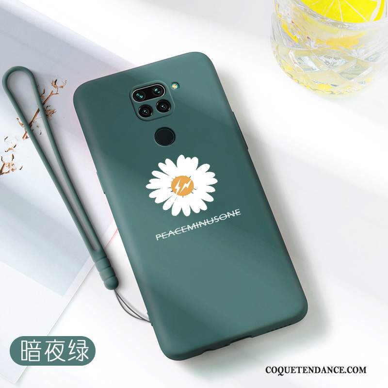 Redmi Note 9 Coque Nouveau Petite Marguerite Tout Compris Noir Créatif