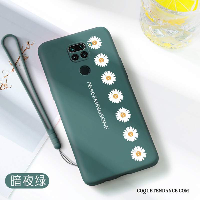 Redmi Note 9 Coque Nouveau Petite Marguerite Tout Compris Noir Créatif