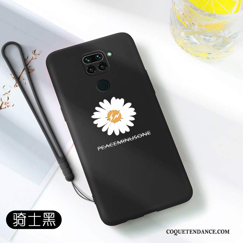 Redmi Note 9 Coque Nouveau Petite Marguerite Tout Compris Noir Créatif