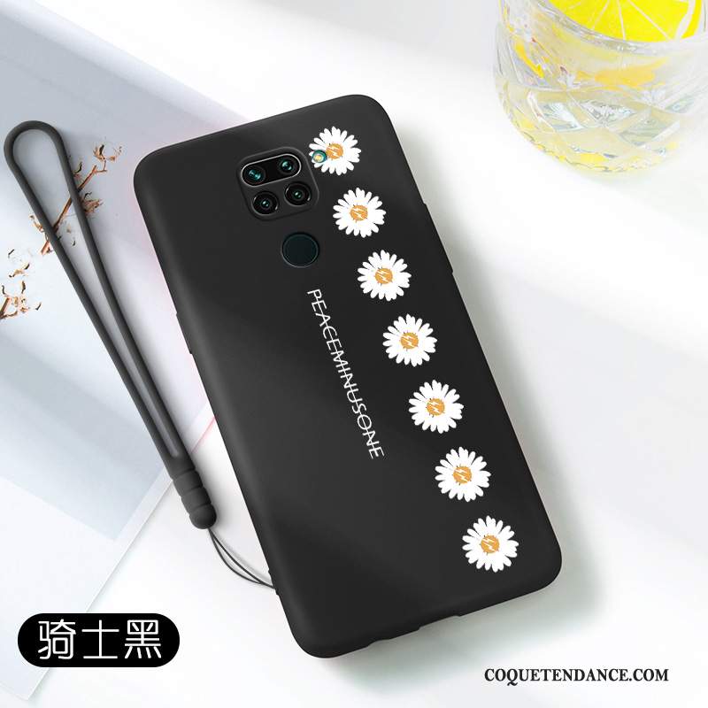 Redmi Note 9 Coque Nouveau Petite Marguerite Tout Compris Noir Créatif