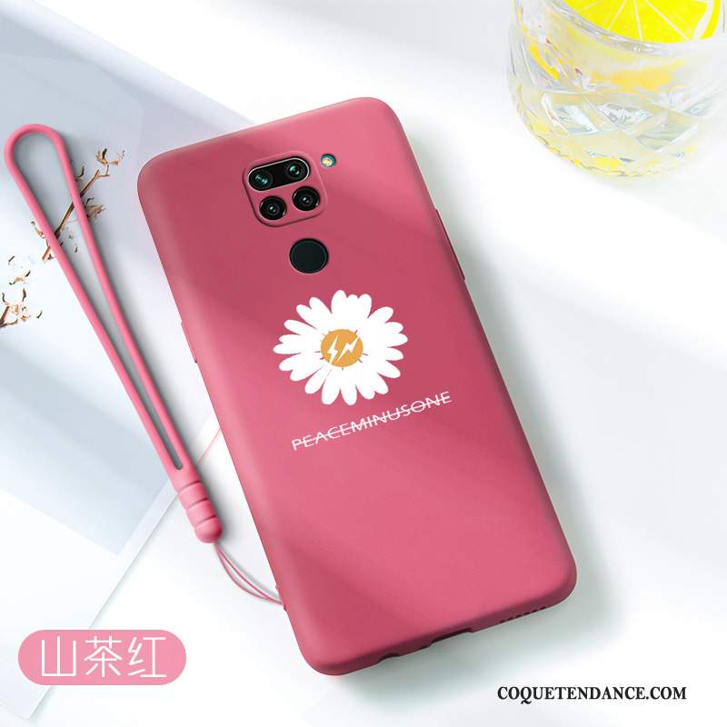 Redmi Note 9 Coque Nouveau Petite Marguerite Tout Compris Noir Créatif