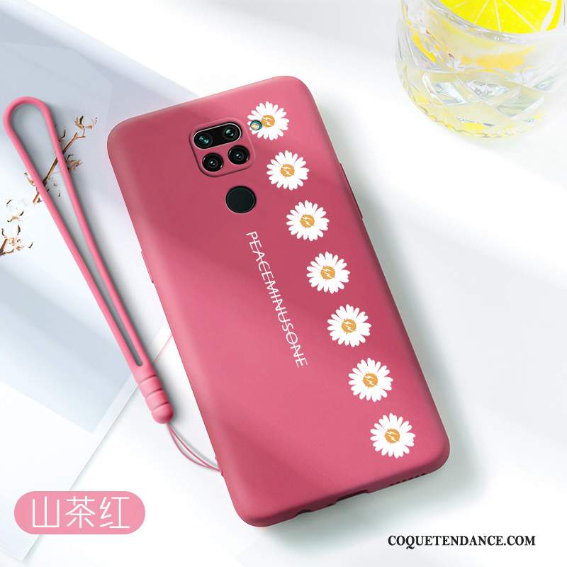 Redmi Note 9 Coque Nouveau Petite Marguerite Tout Compris Noir Créatif