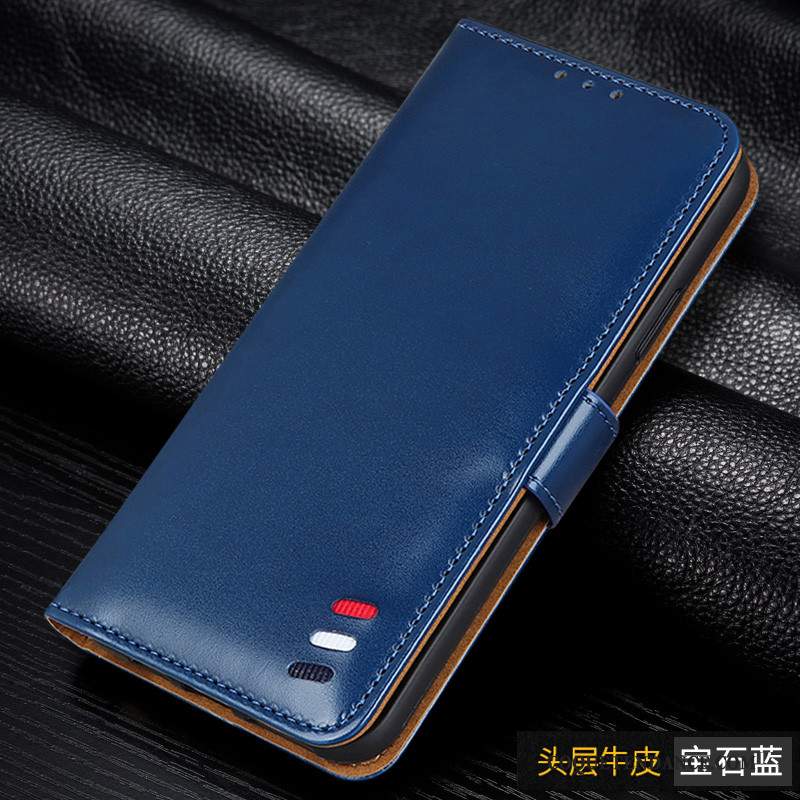 Redmi Note 9 Coque Silicone Rouge Étui Étui En Cuir Tout Compris