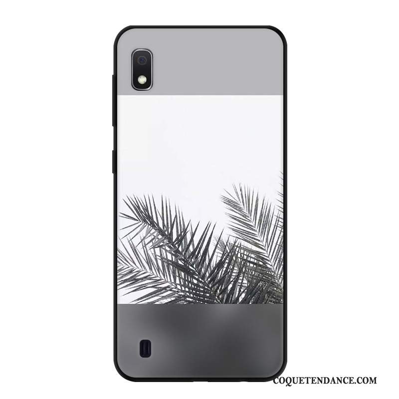 Samsung Galaxy A10 Coque Tout Compris Simple Frais Incassable Blanc