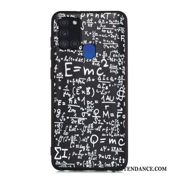 Samsung Galaxy A21s Coque De Téléphone Tout Compris Noir Incassable Étui