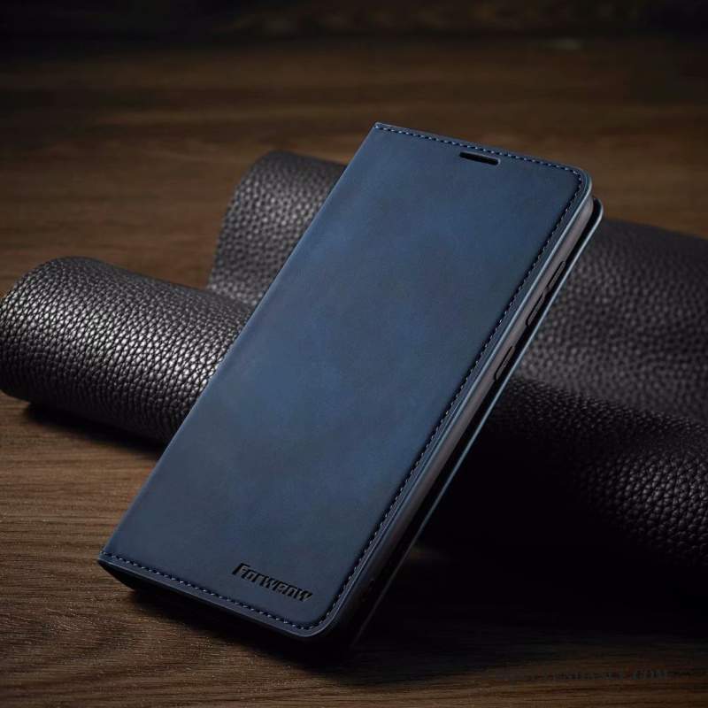 Samsung Galaxy A21s Coque Tendance Clamshell Étui En Cuir Incassable Business