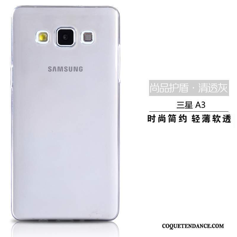 Samsung Galaxy A3 2015 Coque Silicone Étui Protection Fluide Doux Multicolore