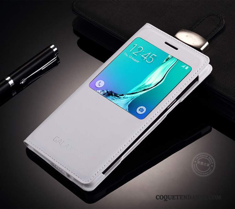 Samsung Galaxy A3 2015 Coque Étui En Cuir De Téléphone Protection Housse Rouge