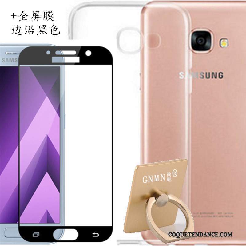 Samsung Galaxy A3 2017 Coque De Téléphone Étui Blanc Fluide Doux Transparent